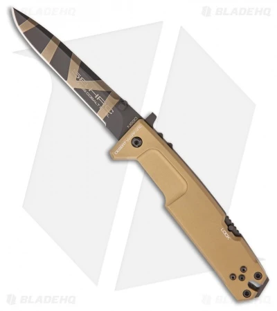 Extrema Ratio Nemesis Lock Back Knife Tan Aluminum (4.5" Tan Camo) 1 Extrema Ratio Nemesis Lock Back Knife Tan Aluminum (4.5" Tan Camo)
