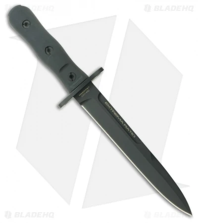 Extrema Ratio Operativo Fixed Blade Knife Black Forprene (7.625" Black) 2 Extrema Ratio Operativo Fixed Blade Knife Black Forprene (7.625" Black) - Image 2