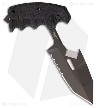Extrema Ratio S.E.R.E 1 Fixed Blade Knife (5.875" Black Serr) 1 Extrema Ratio S.E.R.E 1 Fixed Blade Knife (5.875" Black Serr)
