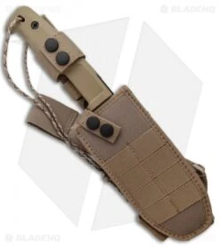 Extrema Ratio Selvan Fixed Blade Knife Desert Tan W/ Sheath (6.25" Black) -EOSS Knives Shop Extrema Ratio Selvan Desert Tan Sheath BHQ 46487 jr sheath