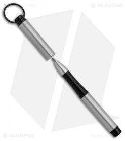 Fisher Space Pen Backpacker Silver Aluminum Pen -EOSS Knives Shop Fisher Space Pen Backpacker Silver Aluminum Pen BHQ 125388 jr open