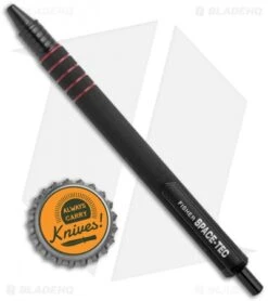 Fisher Space Pen Space-Tec Black/Red Rubber Coat (Medium Point) 5 Fisher Space Pen Space-Tec Black/Red Rubber Coat (Medium Point) -EOSS Knives Shop Fisher Space Pen Space Tec ST Red Black BHQ 123413 jr bottlecap
