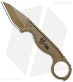 Flagrant Beard Havoc Neck Knife Coyote Tan (2.5" Tan)