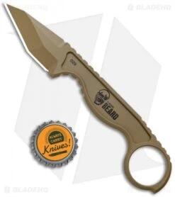 Flagrant Beard Havoc Neck Knife Coyote Tan (2.5" Tan) -EOSS Knives Shop Flagrant Beard Havoc Neck Knife Coyote BHQ 121044 jr bottlecap