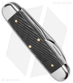 GEC Tidioute Cutlery Johnny On The Spot Pocket Knife Black Texdel (2.65" Satin) -EOSS Knives Shop GEC Tidioute Cutlery Johnny On the Spot Pocket Knife Black Texdel Satin BHQ 172987 jr side