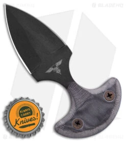 GTI Push Dagger Knife Gray Micarta (2.6" Black) 7 GTI Push Dagger Knife Gray Micarta (2.6" Black) -EOSS Knives Shop GTI Push Dagger Gray Micarta Black BHQ 158120 jr bottlecap