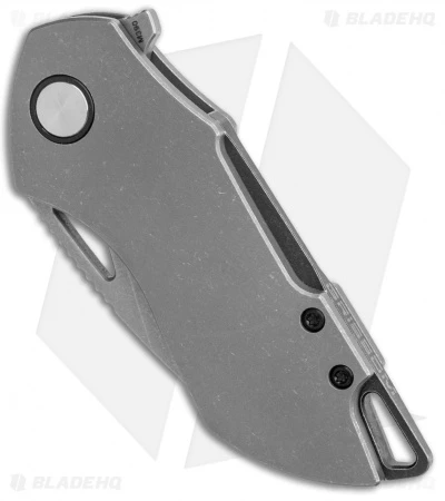 Grissom Knife And Tool Riverstone Frame Lock Knife Ti/Black Accents (2.5" SW) 2 Grissom Knife And Tool Riverstone Frame Lock Knife Ti/Black Accents (2.5" SW) - Image 2