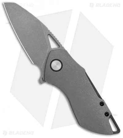 Grissom Knife And Tool Riverstone Frame Lock Knife Ti/Black Accents (2.5" SW) 1 Grissom Knife And Tool Riverstone Frame Lock Knife Ti/Black Accents (2.5" SW)