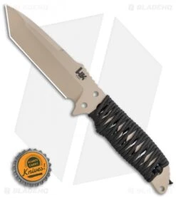 HK Fray Tanto Fixed Blade Knife Black Rubber (4.25" FDE) 55243 11 HK Fray Tanto Fixed Blade Knife Black Rubber (4.25" FDE) 55243 -EOSS Knives Shop HK Fray Tanto Fixed Blade Knife Black Paracord 4.25 FDE 55243 BHQ 100259 LS Bottlecap