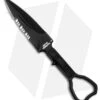 Halfbreed Blades CCK-01 Compact Clearance Knife Fixed Blade (3.9" Black Serr)
