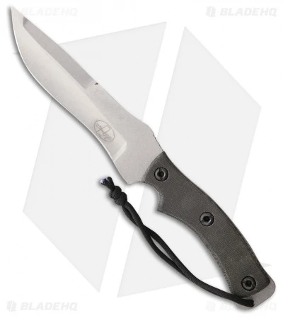 Hazen Knives Troll 1095 Fixed Blade Knife Black Micarta (5.5" Stonewash) 1 Hazen Knives Troll 1095 Fixed Blade Knife Black Micarta (5.5" Stonewash)