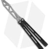Heibel Knives Menace Balisong Trainer Black Aluminum (4.8" Satin)