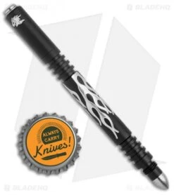 Hinderer Knives Aluminum Investigator Pen Flames (Matte Black) 7 Hinderer Knives Aluminum Investigator Pen Flames (Matte Black) -EOSS Knives Shop Hinderer Knives Aluminum Investigator Pen Flames SW Matte Black BHQ 136379 jr bottlecap
