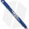 Hinderer Knives Aluminum Investigator Pen Flames (Matte Blue)