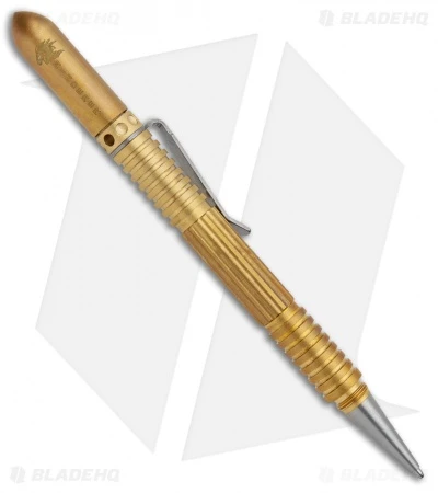 Hinderer Knives Extreme Duty Modular Pen (Bead Blasted Brass) 3 Hinderer Knives Extreme Duty Modular Pen (Bead Blasted Brass) - Image 3