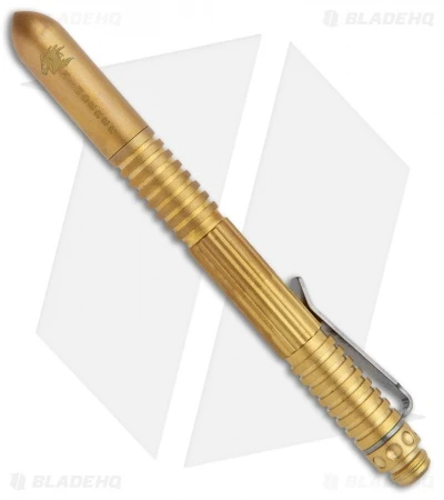 Hinderer Knives Extreme Duty Modular Pen (Bead Blasted Brass) 1 Hinderer Knives Extreme Duty Modular Pen (Bead Blasted Brass)