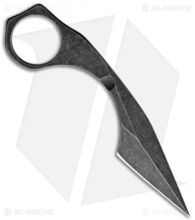 Jake Hoback Karamback Fixed Blade Knife Black Stonewash CTS-40CP (5.4") 2 Jake Hoback Karamback Fixed Blade Knife Black Stonewash CTS-40CP (5.4") - Image 2