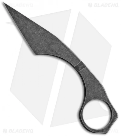 Jake Hoback Karamback Fixed Blade Knife Black Stonewash CTS-40CP (5.4") 1 Jake Hoback Karamback Fixed Blade Knife Black Stonewash CTS-40CP (5.4")