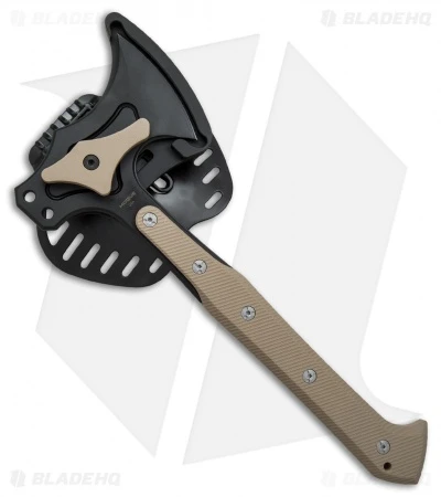 Hogue Knives 14" EX-T01 Tomahawk Axe FDE G-10 2 Hogue Knives 14" EX-T01 Tomahawk Axe FDE G-10 - Image 2