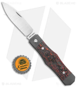Jack Wolf Knives Vampire Jack Slip Joint Knife Fat Carbon Lava Flow (3" Satin) -EOSS Knives Shop Jack Wolf Knives Vampire Jack SJ Camo Carbon Lava Flow Red Satin BHQ 175534 jr bottlecap