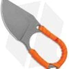 Jake Hoback Jeremiah Johnson Fixed Blade Knife Orange Cord Wrap (2" Stonewash)