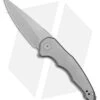Jake Hoback Knives OneSam Frame Lock Knife Stonewash Titanium(3.25" Stonewash)