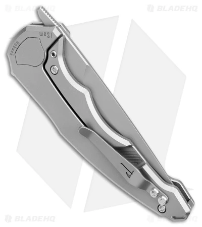 Jake Hoback Knives OneSam Frame Lock Knife Stonewash Titanium(3.25" Stonewash) 3 Jake Hoback Knives OneSam Frame Lock Knife Stonewash Titanium(3.25" Stonewash) - Image 3