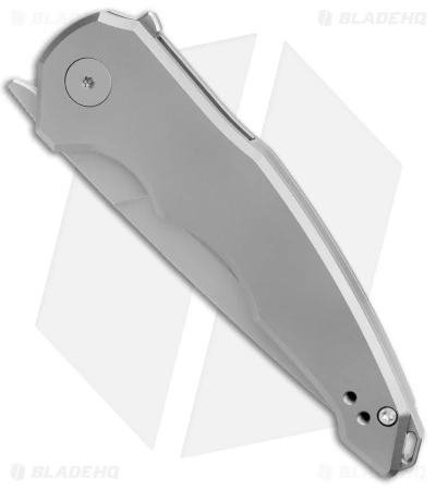 Jake Hoback Knives OneSam Frame Lock Knife Stonewash Titanium(3.25" Stonewash) 2 Jake Hoback Knives OneSam Frame Lock Knife Stonewash Titanium(3.25" Stonewash) - Image 2