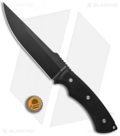 Ka-Bar IFB Trail Point Fixed Blade Knife Black G-10 (6.1" Black) 5351 -EOSS Knives Shop Ka Bar IFB Trail Point Fixed Blade Black G 10 Black 5351 BHQ 120900 jr bottlecap