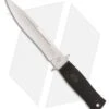 Katz Knives Alley Kat Fixed Blade Knife Black Kraton (6.5" Satin) 6006