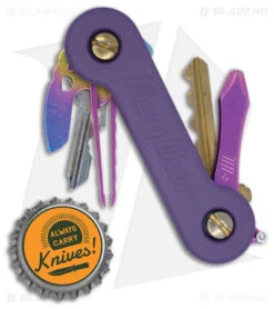 KEY-BAR Preamble Purple G-10 Pocket Key Holder/Organizer -EOSS Knives Shop Keybar G 10 Purple BHQ 138316 jr bottlecap