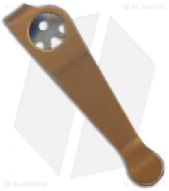 Lynch Northwest Spyderco Para 3 Right Hand Ti Pocket Clip (Bronze) NW