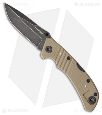 MARSER Kampfer 14 Lockback Knife Tan G-10 (3.25" Black Stonewash) 1 MARSER Kampfer 14 Lockback Knife Tan G-10 (3.25" Black Stonewash)