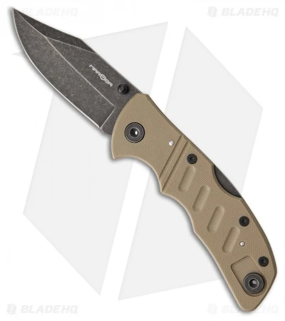 MARSER Kampfer 15 Lockback Knife Tan G-10 (3.5" Black Stonewash) 1 MARSER Kampfer 15 Lockback Knife Tan G-10 (3.5" Black Stonewash)