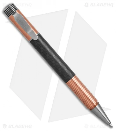 Matthew Martin Tactical 500 Series Screw Cap Pen (Copper/Carbon Fiber) 2 Matthew Martin Tactical 500 Series Screw Cap Pen (Copper/Carbon Fiber) - Image 2