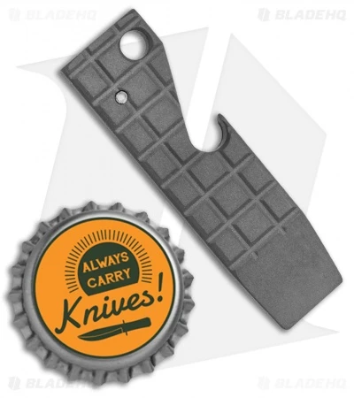 Maverick Customs Pocket Pry Bar Tool Ti Bottle Opener- (2.5" Black Fragtanium) 3 Maverick Customs Pocket Pry Bar Tool Ti Bottle Opener- (2.5" Black Fragtanium) - Image 3