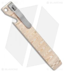 Maverick Customs 4.5'' 3 Alloy Gold Mokume Pry Bar