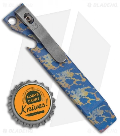 Maverick Customs 4" Ti Pocket Pry Bar Tool - Nebula Bottle Opener 3 Maverick Customs 4" Ti Pocket Pry Bar Tool - Nebula Bottle Opener - Image 3