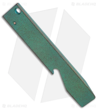 Maverick Customs Pocket Pry Bar Tool Frag SW Green/Gold Titanium (4") 2 Maverick Customs Pocket Pry Bar Tool Frag SW Green/Gold Titanium (4") - Image 2