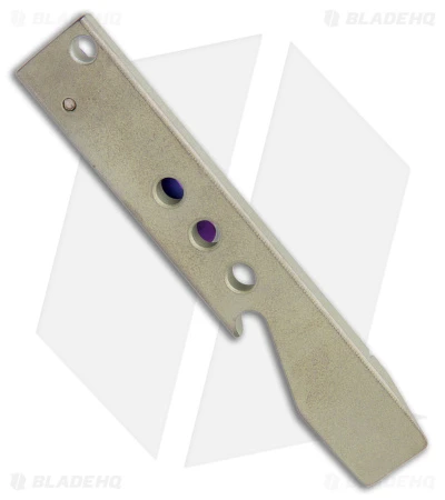 Maverick Customs Pocket Pry Bar Tool Light Green/Blue/Purple Titanium (4") 2 Maverick Customs Pocket Pry Bar Tool Light Green/Blue/Purple Titanium (4") - Image 2