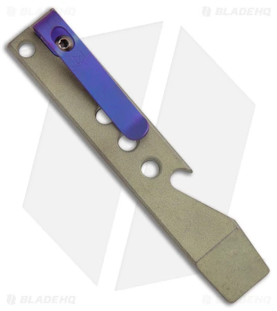 Maverick Customs Pocket Pry Bar Tool Light Green/Blue/Purple Titanium (4") 1 Maverick Customs Pocket Pry Bar Tool Light Green/Blue/Purple Titanium (4")