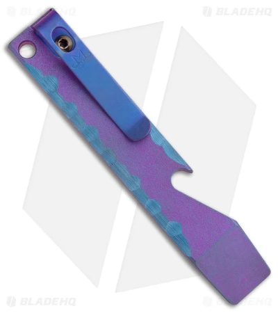 Maverick Customs Pocket Pry Bar Tool Rock Purple/Blue Titanium (4") 1 Maverick Customs Pocket Pry Bar Tool Rock Purple/Blue Titanium (4")