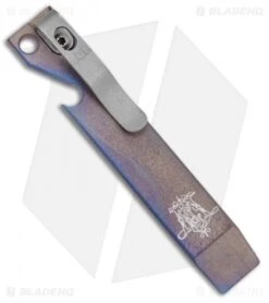 Maverick Customs 4" Ti Rustic Pocket Pry Bar Tool Bottle Opener