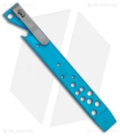 Maverick Customs Ti Pocket Pry Bar And Bottle Opener (5.5" Aqua)