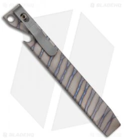 Maverick Customs 5" Ti Pocket Pry Bar Tool - Flame Stripe