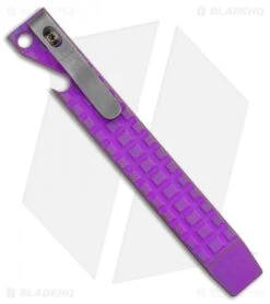 Maverick Customs 5" Ti Pocket Pry Bar Tool - Purple Frag