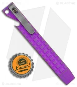 Maverick Customs 5" Ti Pocket Pry Bar Tool - Purple Frag 5 Maverick Customs 5" Ti Pocket Pry Bar Tool - Purple Frag -EOSS Knives Shop Maverick Customs 5in Ti Pocket Pry Bar Tool Purple Frag BHQ 126350 jr bottlecap