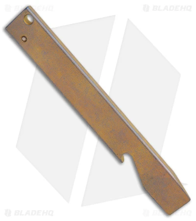 Maverick Customs Pocket Pry Bar Tool Bronze/Blue Rock Titanium (5") 2 Maverick Customs Pocket Pry Bar Tool Bronze/Blue Rock Titanium (5") - Image 2