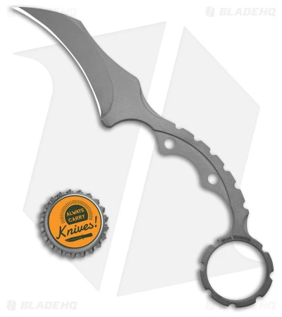 Max Venom DMaX V Fighter Karambit Neck Knife (2.5" Stonewash) 4 Max Venom DMaX V Fighter Karambit Neck Knife (2.5" Stonewash) - Image 4