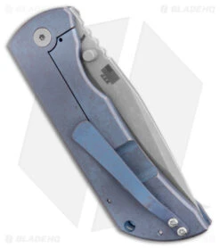 McNees Knives MAC2-3.5 Blue Frame Lock Knife (3.5" Matte SW) MagnaCut -EOSS Knives Shop McNees Knives MAC2 3.5 Blue Frame Lock Knife Matte SW BHQ 180653 KC side